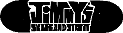 Jimmys skate and street skateboard logo